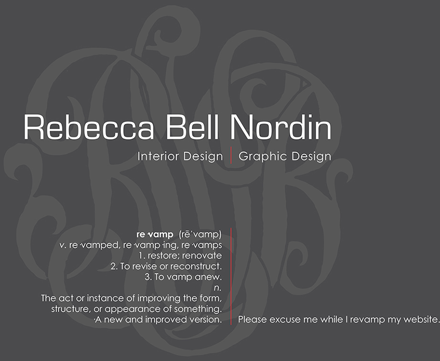 Rebecca Bell Nordin Interior Design and Graphic Design
